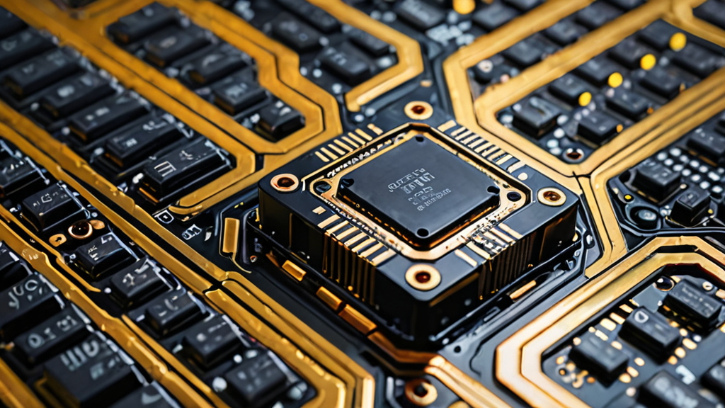 A glowing crystalline circuit board where memory modules radiate intense light, symbolizing the shift in AI cost drivers.