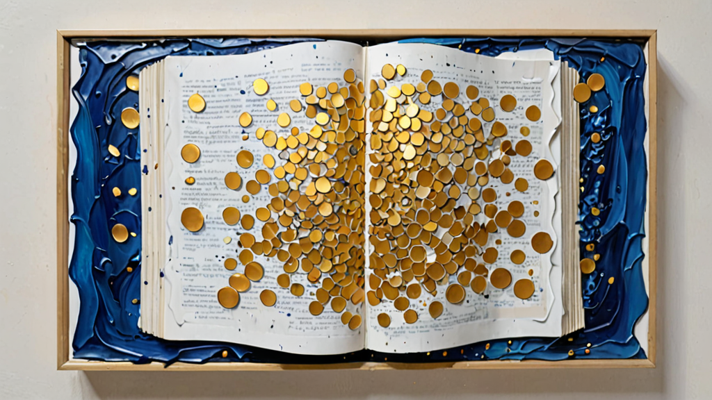 A professional report with a gold seal that is dissolving into digital dust and binary fragments.