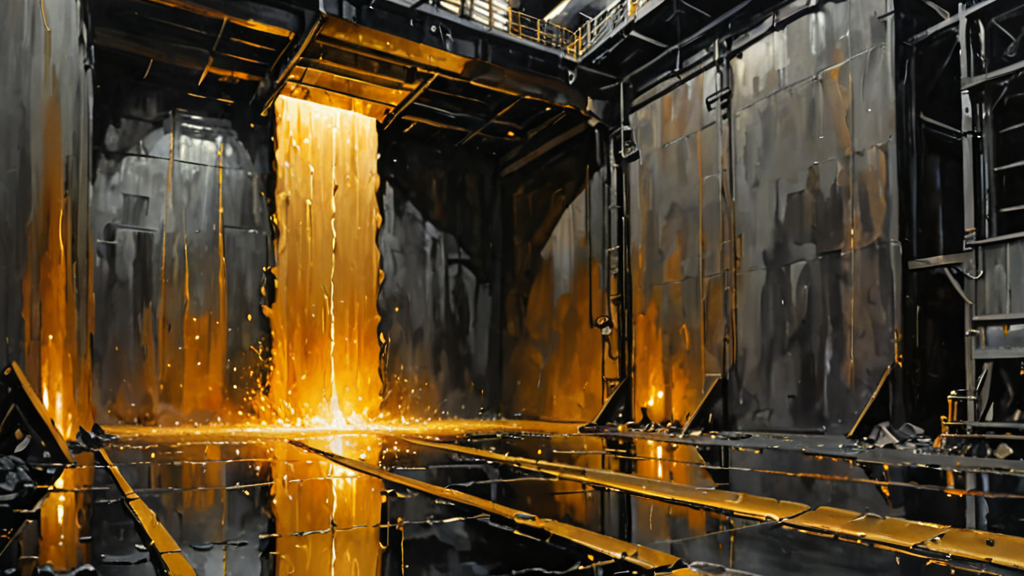 A golden pipeline flowing into a massive steel vault, symbolizing the capture of developer data as a strategic asset.